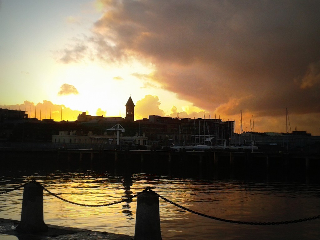 Sonnenuntergang in Dun Laoghaire