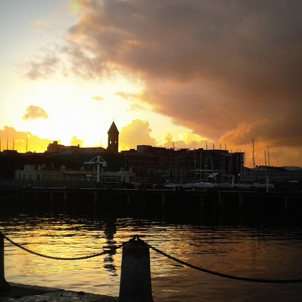 Sonnenuntergang in Dun Laoghaire