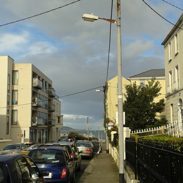 Meine Straße mit Meerblick