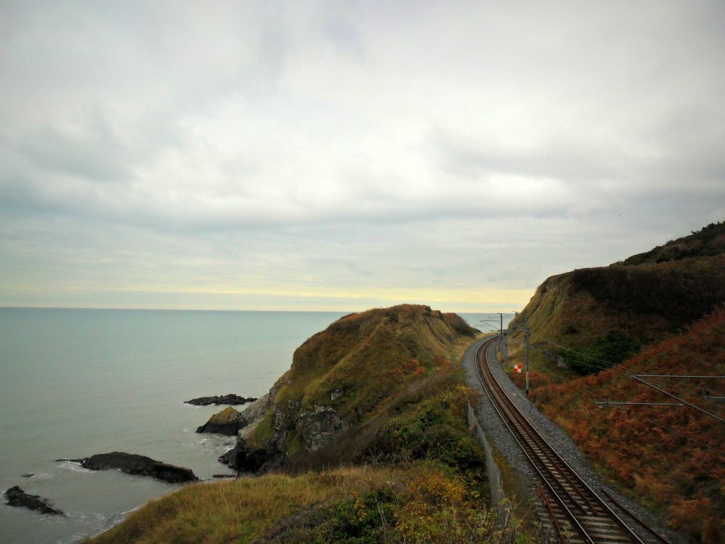 DART Schiene auf dem Weg nach Dalkey